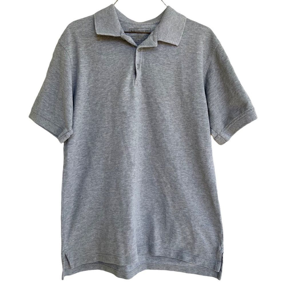 5.11 Tactical Series Polo Shirt Mens Size Medium Grey‎ Uniform Casual